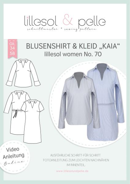 Schnittmustertitelbild Blusenshirt und Kleid Kaia lillesol women No. 70